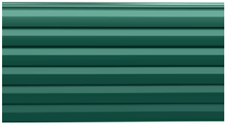 Металлический сайдинг, RAL 6005, 0.40